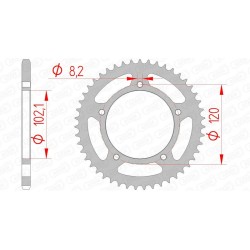 Couronne AFAM acier...