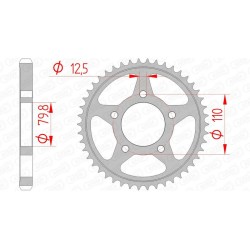 Couronne AFAM acier...