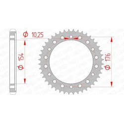 Couronne AFAM acier...