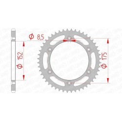 Couronne AFAM acier...