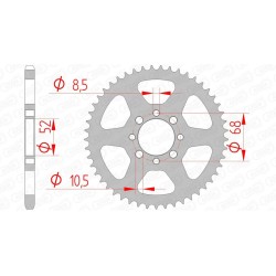 Couronne AFAM acier...