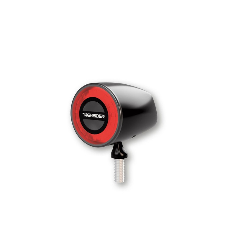 Feu arrière LED HIGHSIDER Rocket Classic noir