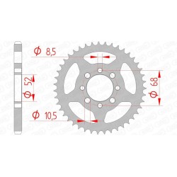 Couronne AFAM acier...