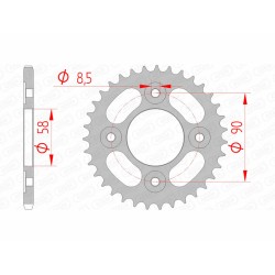 Couronne AFAM acier...