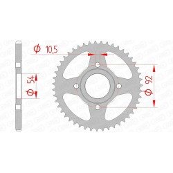 Couronne AFAM acier...
