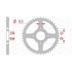 Couronne AFAM acier...