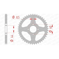 Couronne AFAM acier...
