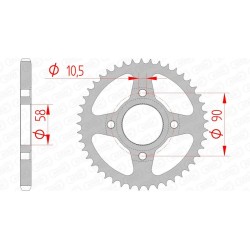 Couronne AFAM acier...