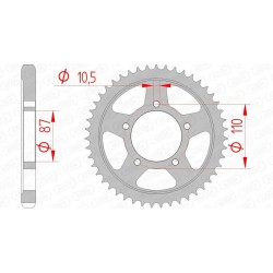Couronne AFAM acier...