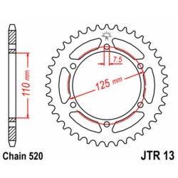 Couronne JT SPROCKETS acier...