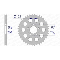 Couronne AFAM aluminium...