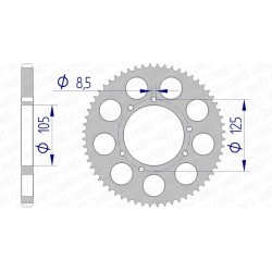 Couronne AFAM aluminium...