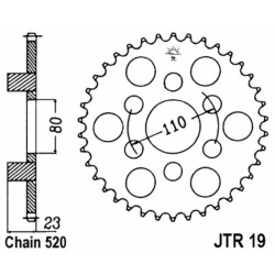 Couronne JT SPROCKETS acier...
