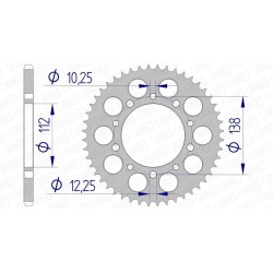 Couronne AFAM aluminium...