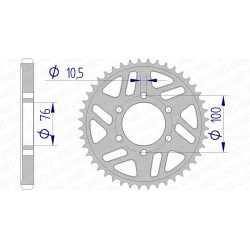 Couronne AFAM aluminium...