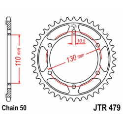 Couronne JT SPROCKETS acier...