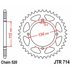 Couronne JT SPROCKETS acier...