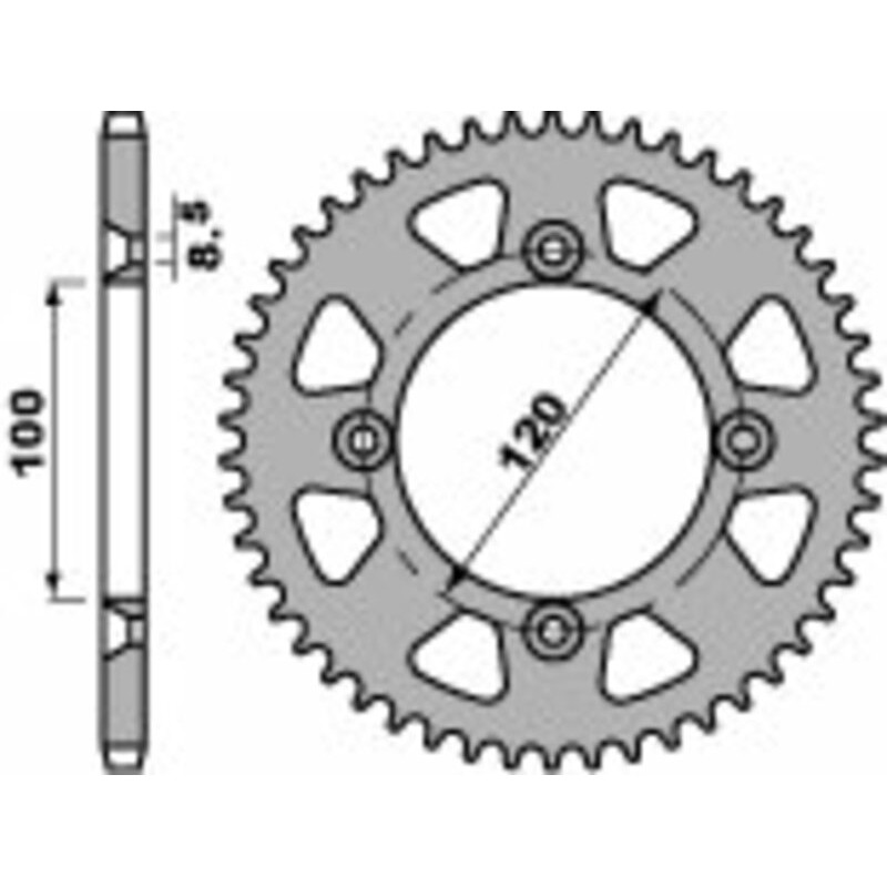 Couronne PBR acier standard 798 - 428