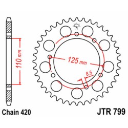 Couronne JT SPROCKETS acier...