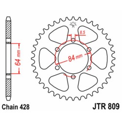 Couronne JT SPROCKETS acier...