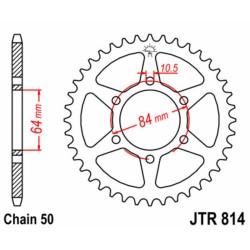 Couronne JT SPROCKETS acier...