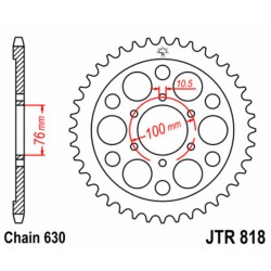 Couronne JT SPROCKETS acier...