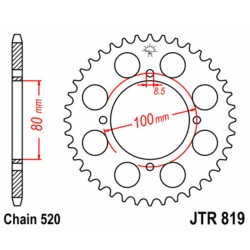 Couronne JT SPROCKETS acier...