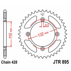 Couronne JT SPROCKETS acier...