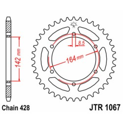 Couronne JT SPROCKETS acier...
