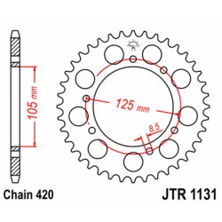 Couronne JT SPROCKETS acier...