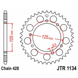 Couronne JT SPROCKETS acier...