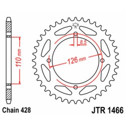 Couronne JT SPROCKETS acier...
