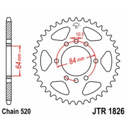Couronne JT SPROCKETS acier...