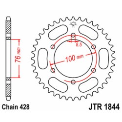 Couronne JT SPROCKETS acier...