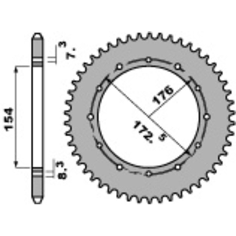 Couronne PBR aluminium Ultra-Light 4S - 525