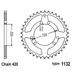 Couronne B1 acier standard...