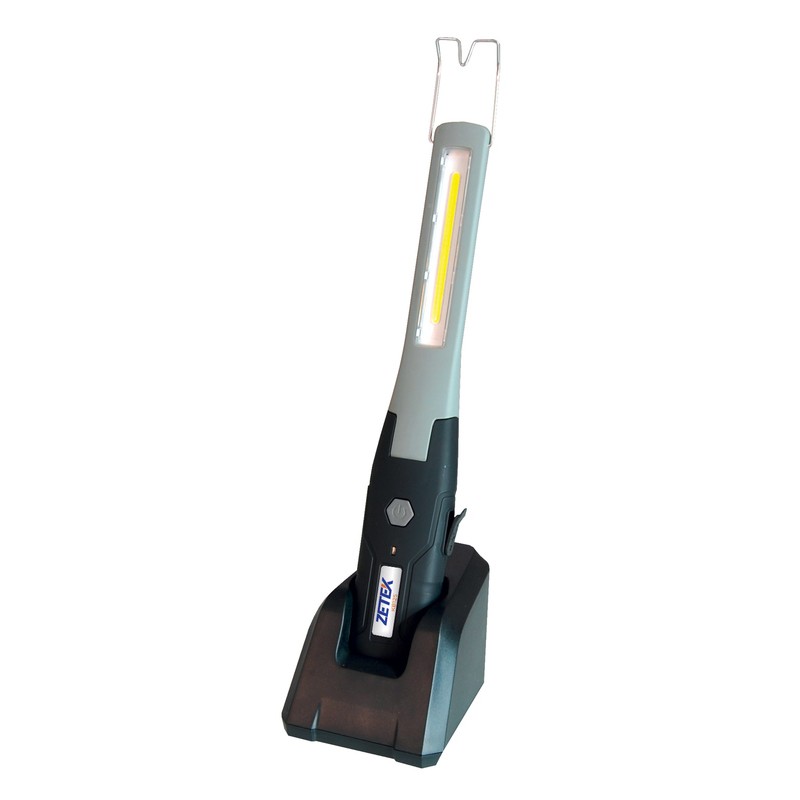 Lampe baladeuse fine rechargeable ZECA LED 250 Lux