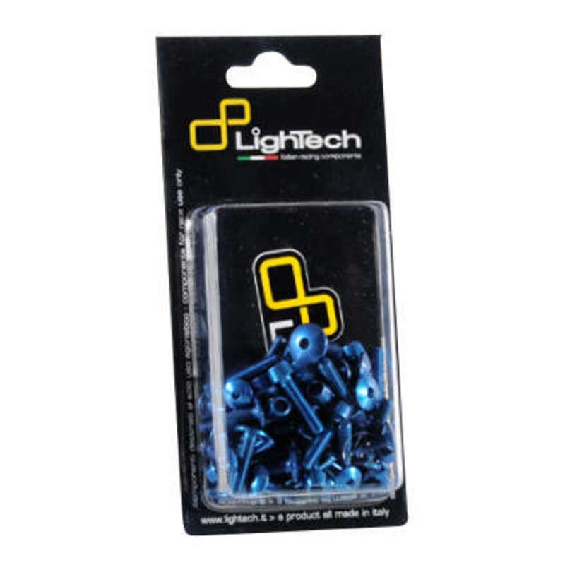 Kit vis de carénage LIGHTECH Ergal cobalt Honda Integra 700